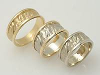 Unique Wedding Bands in Gold and Platinum