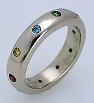 The Rainbow Collection of Colored Diamond Rings