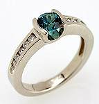 Colored Gem Stone & Diamond Rings